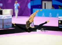 İlk Avropa Oyunlarında bədii gimnastika üzrə təsnifat yarışları keçirilir. Bakı, Azərbaycan, 19 iyun 2015